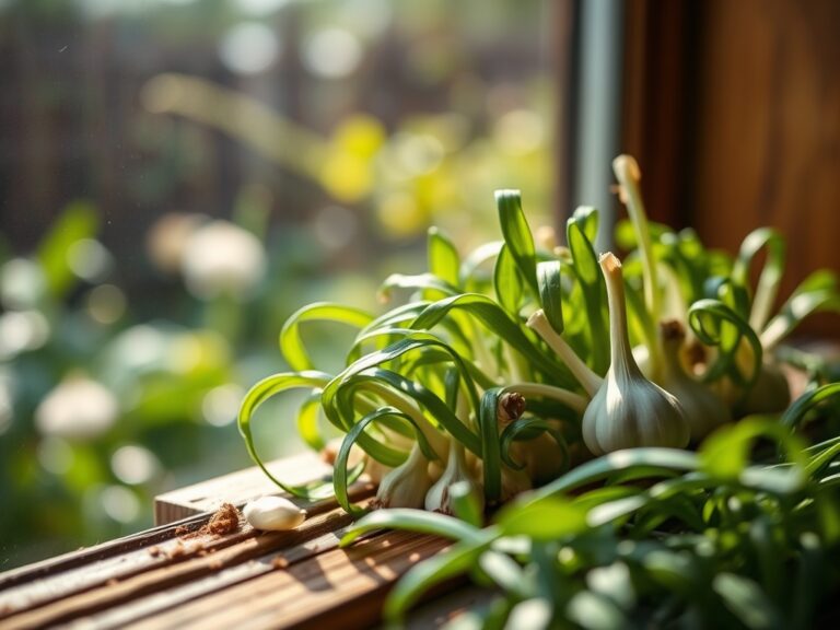 6 Basic Steps to Grow Garlic Greens on Windowsill