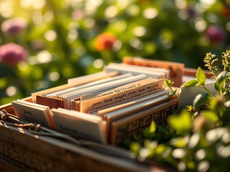 7 Orderly Steps to Organize Seed Packets